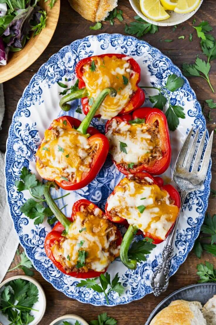 Stuffed Peppers With Rice