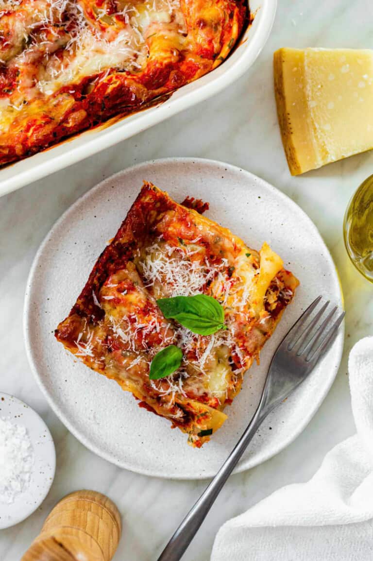 Three Cheese Lasagna