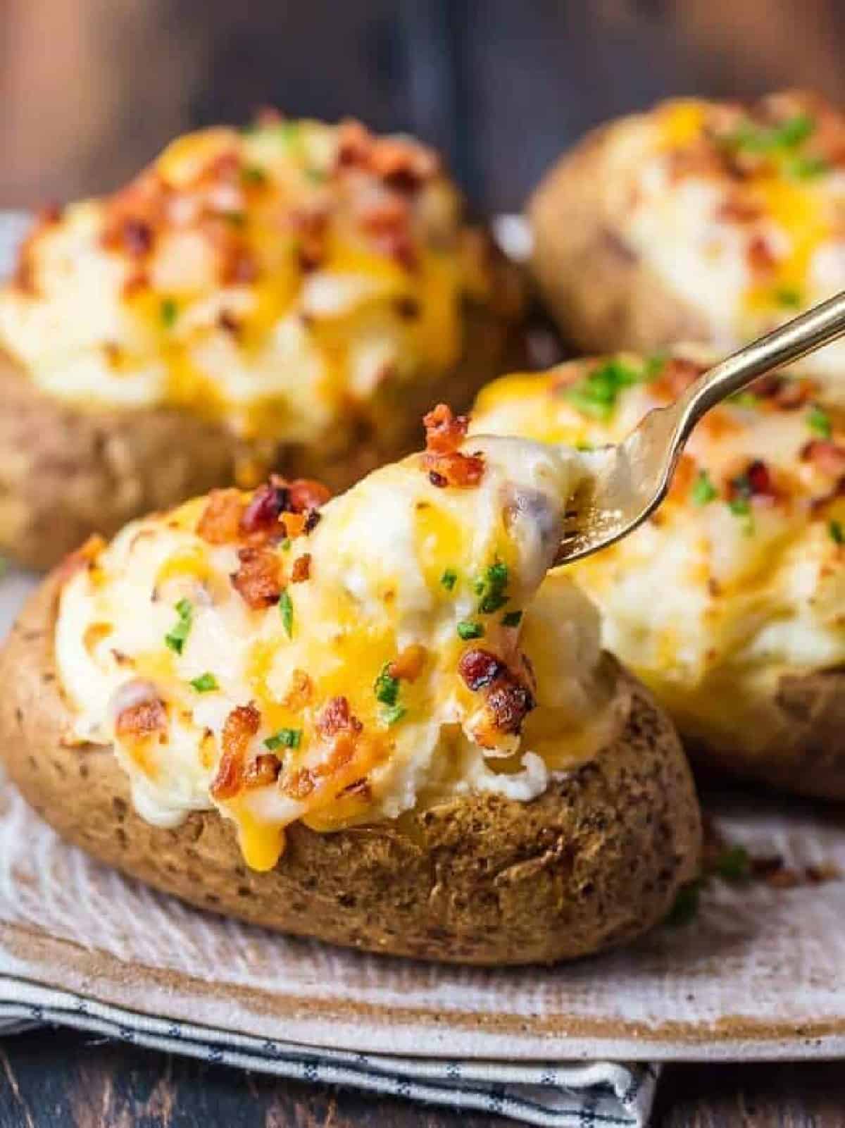 Twice-Baked Potatoes Recipe