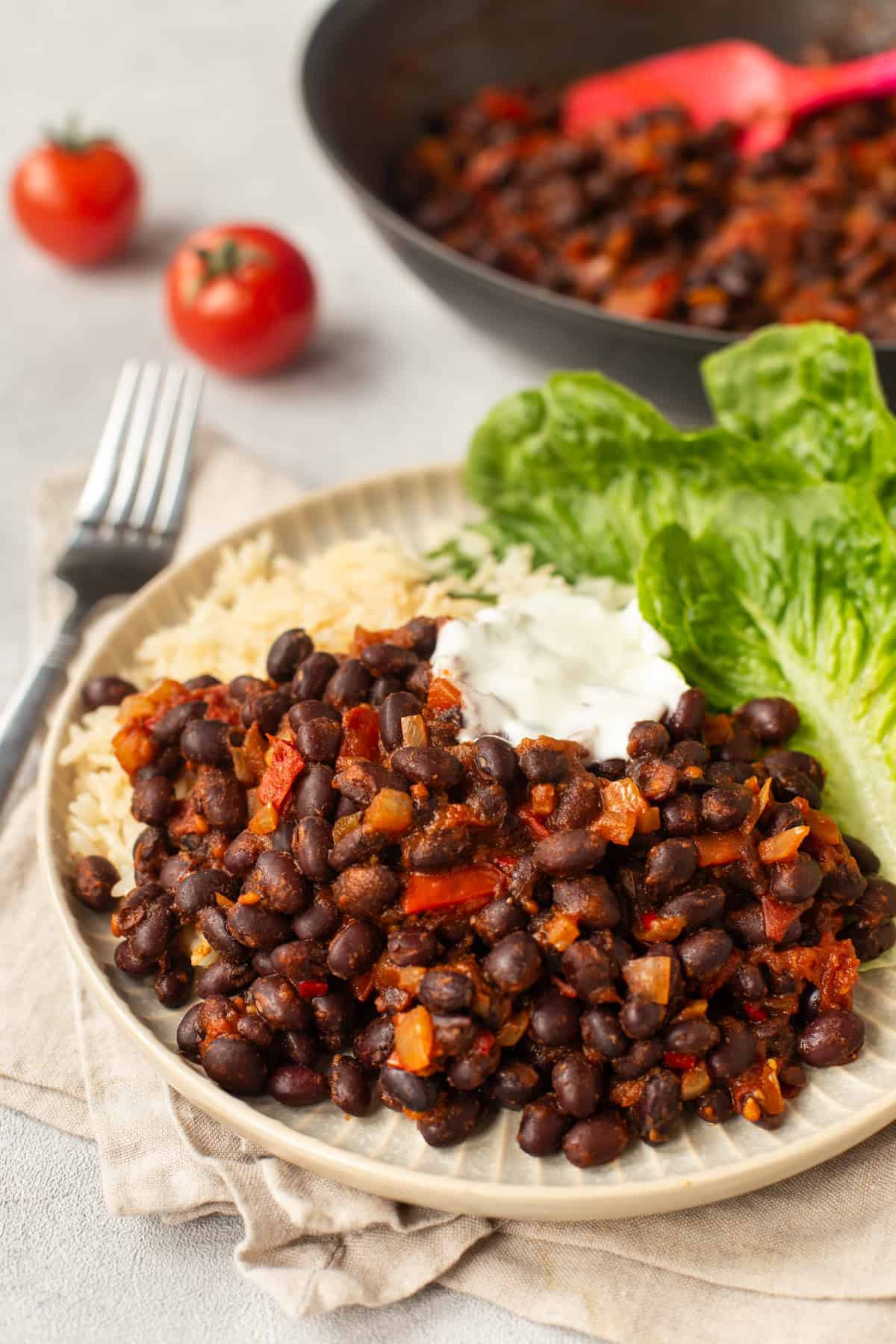 Vegan Tomato And Black Bean Stew