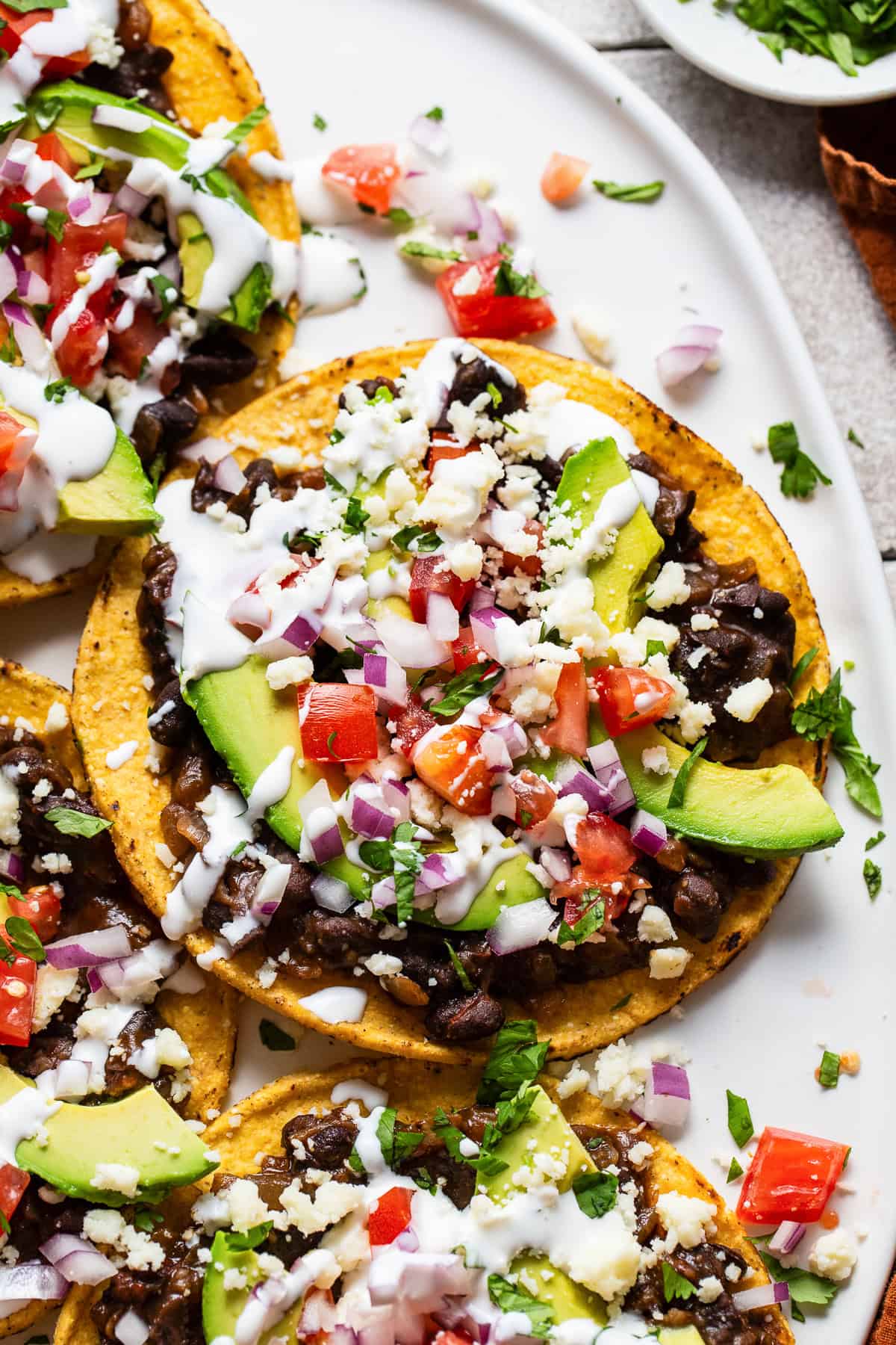 Black Bean Tostadas