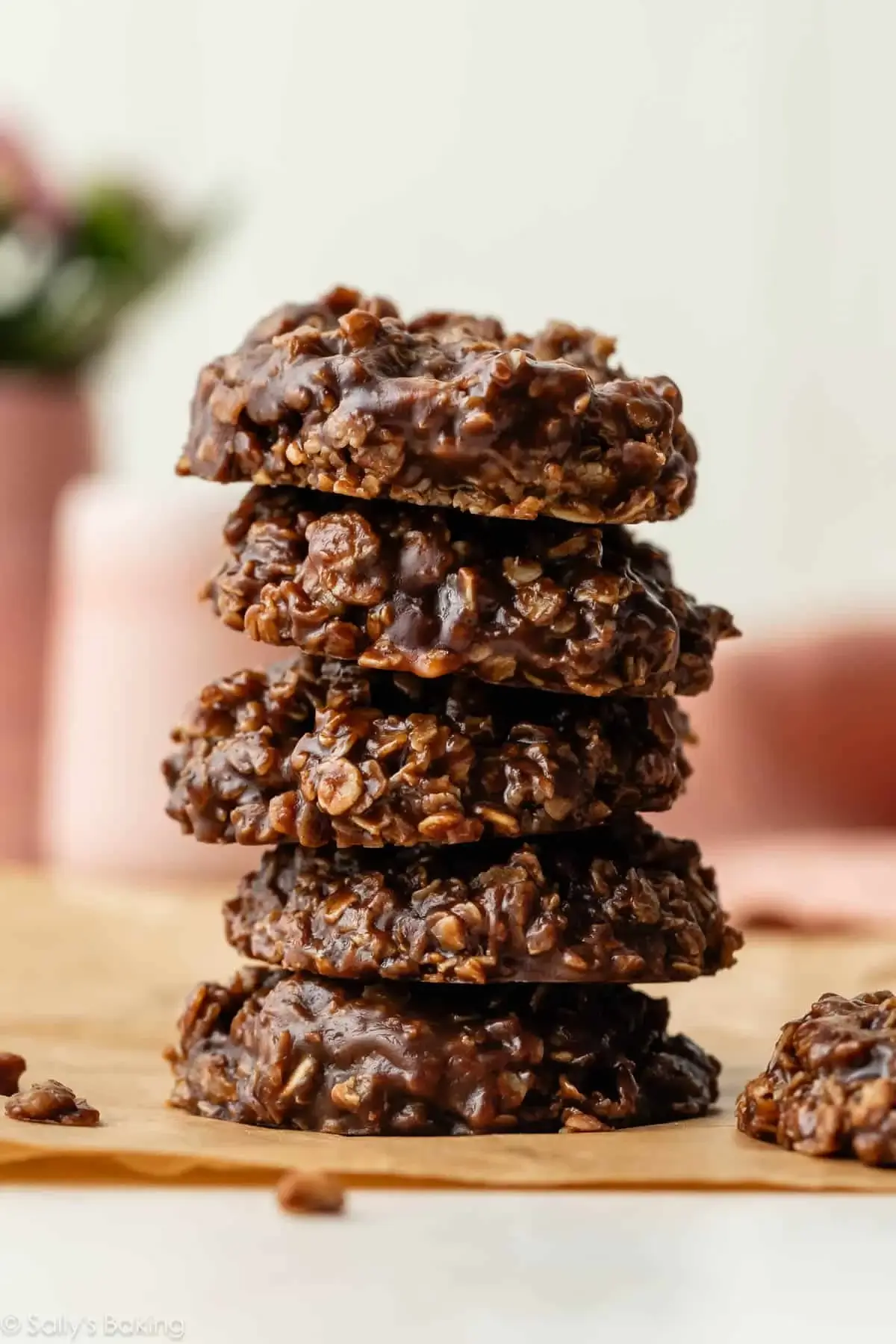 Chocolate Peanut Butter No-Bake Cookies