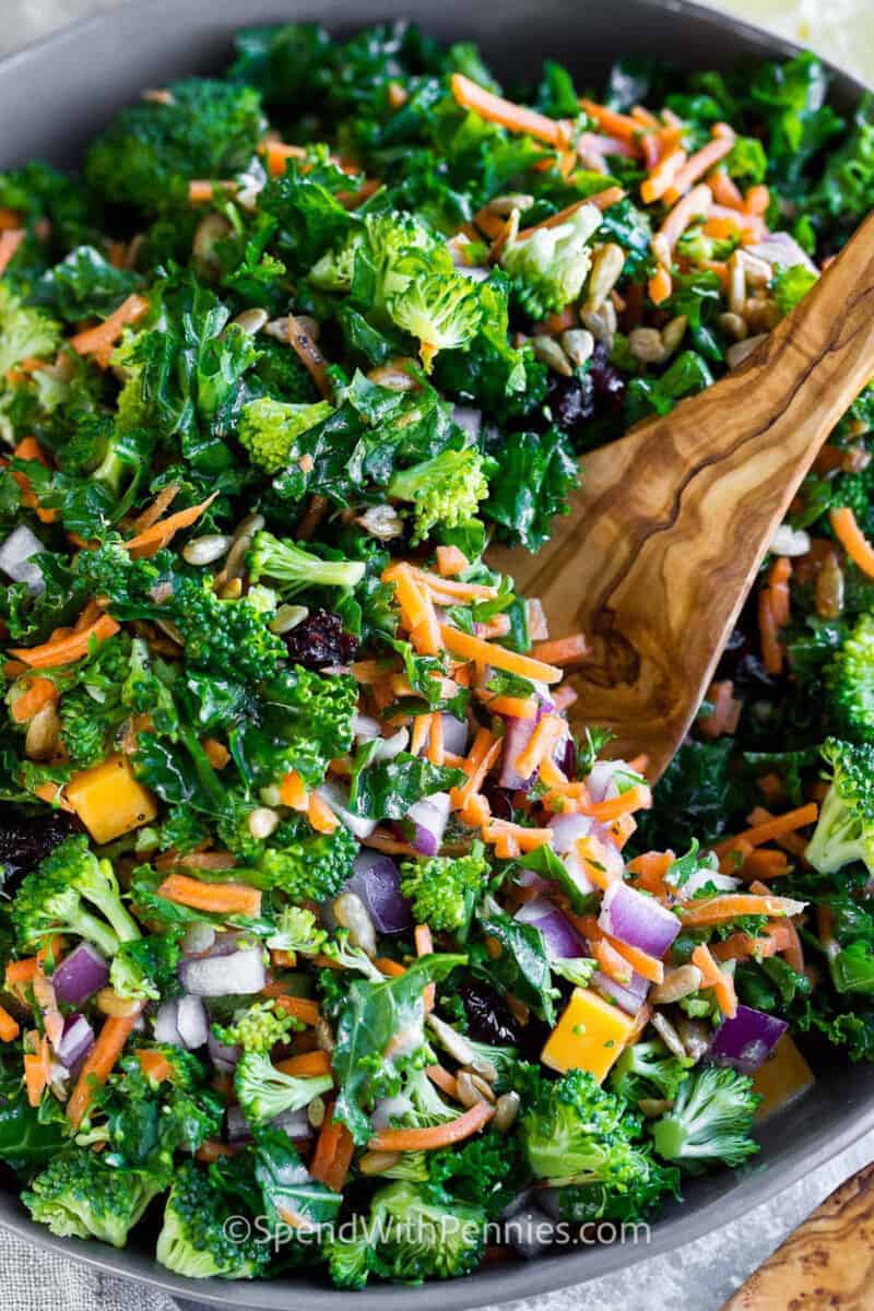 Easy Kale Salad With Fresh Lemon Dressing
