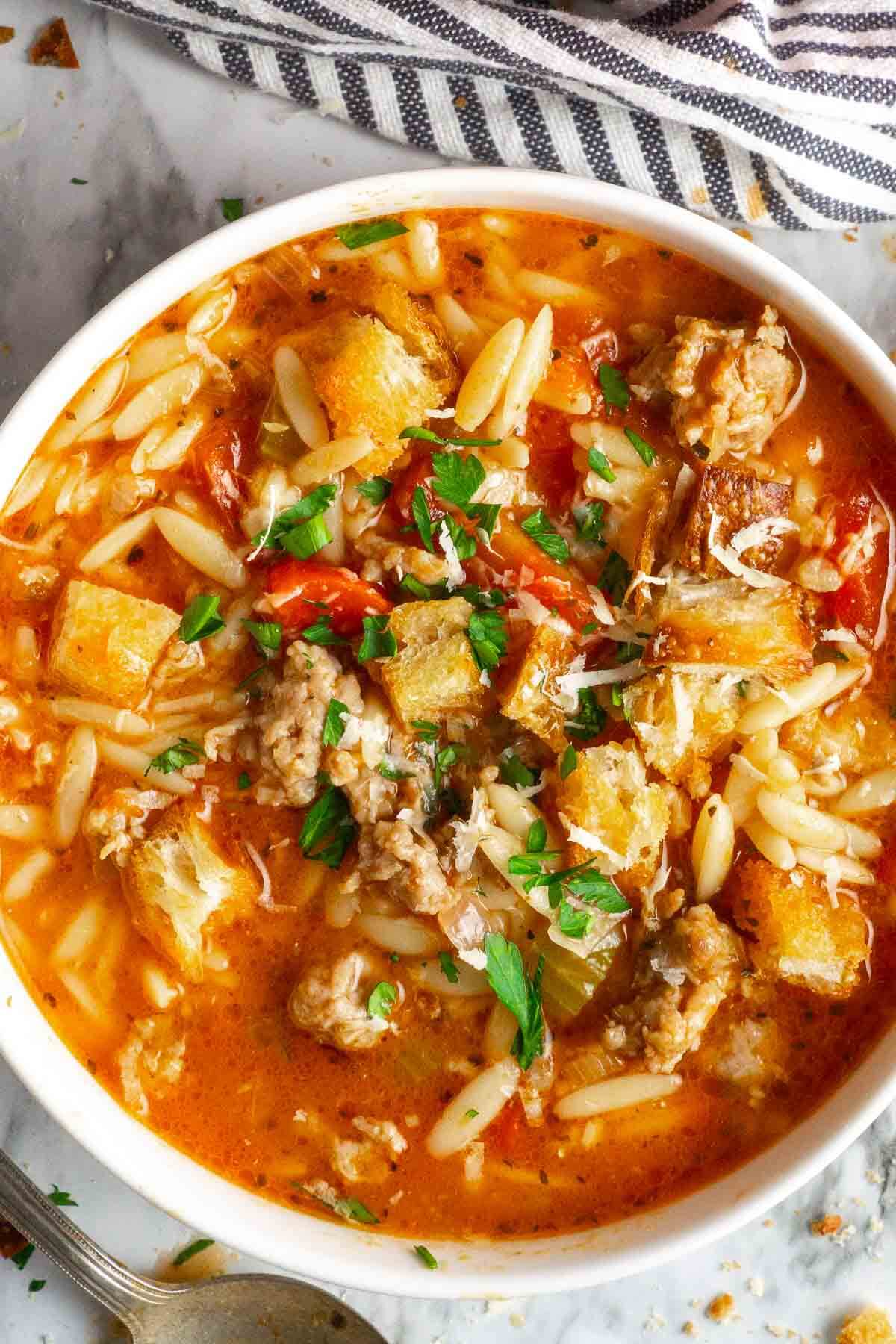 Italian Sausage Soup Recipe