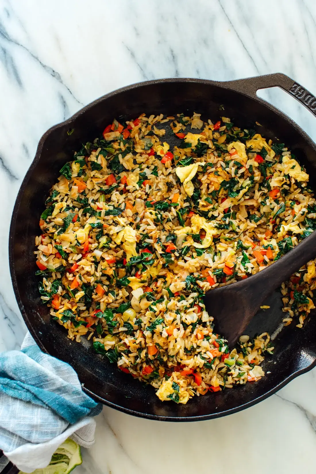 Kale and Coconut Fried Rice