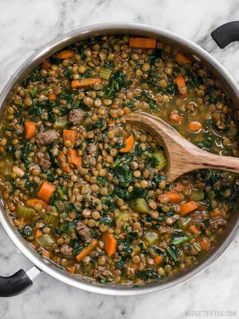 Lentil and Sausage Stew