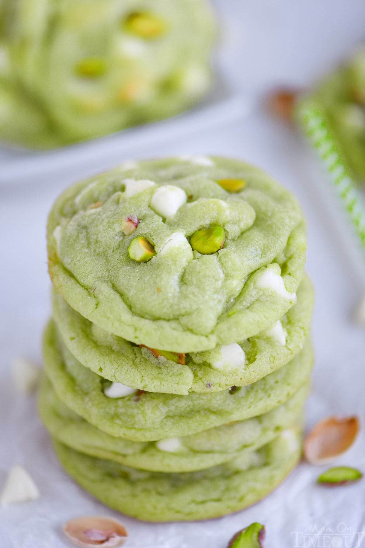 Pistachio Pudding Cookies