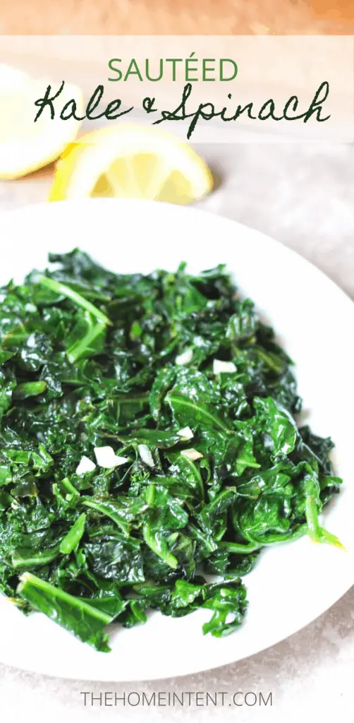 Sautéed Kale and Spinach Recipe