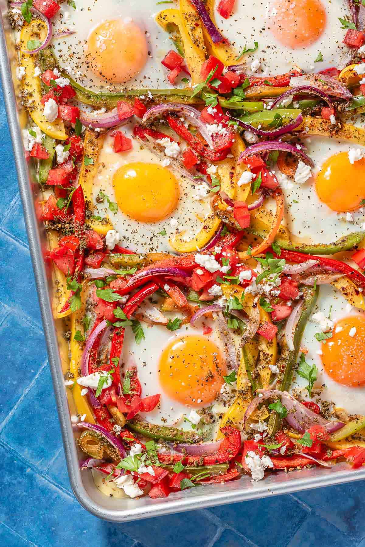 Sheet Pan Eggs and Veggies
