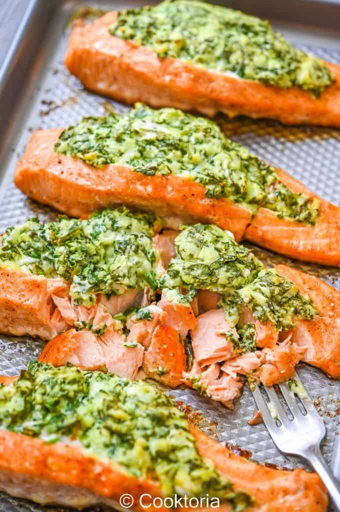 Spinach-Stuffed Salmon