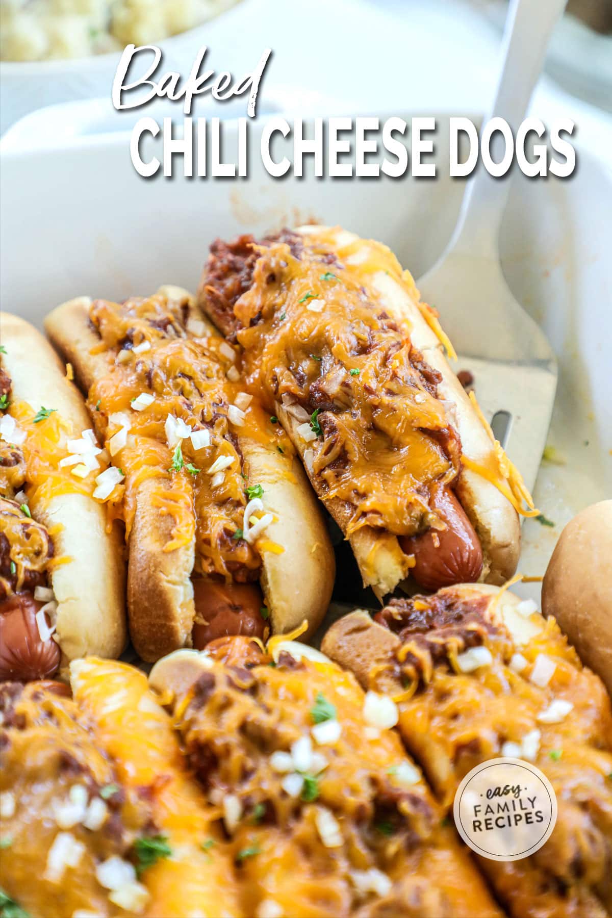 Baked Chili Cheese Dogs