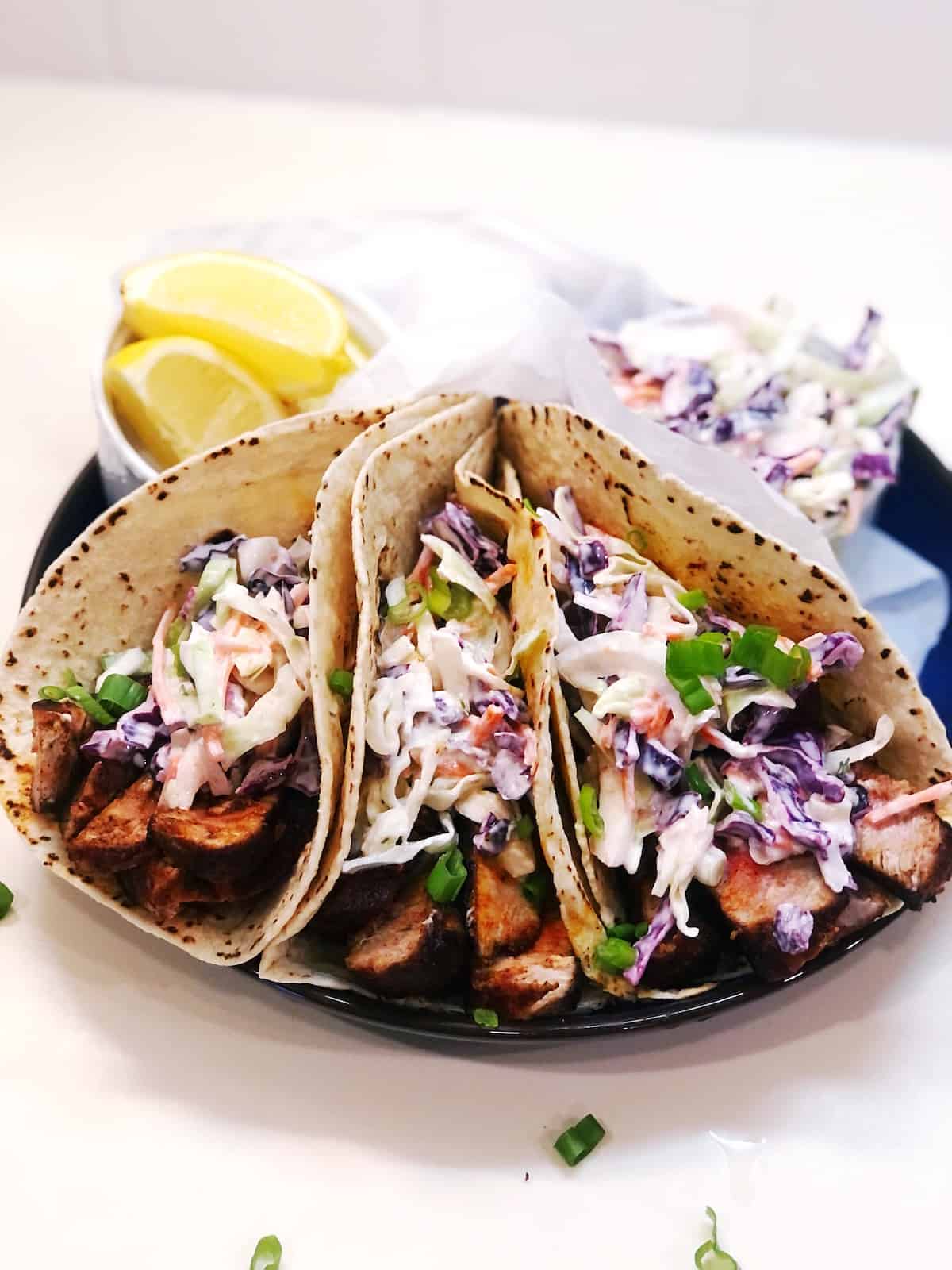 Blackened Seared Ahi Tuna Tacos