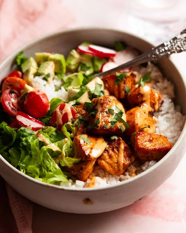 Cajun Baked Salmon Bites
