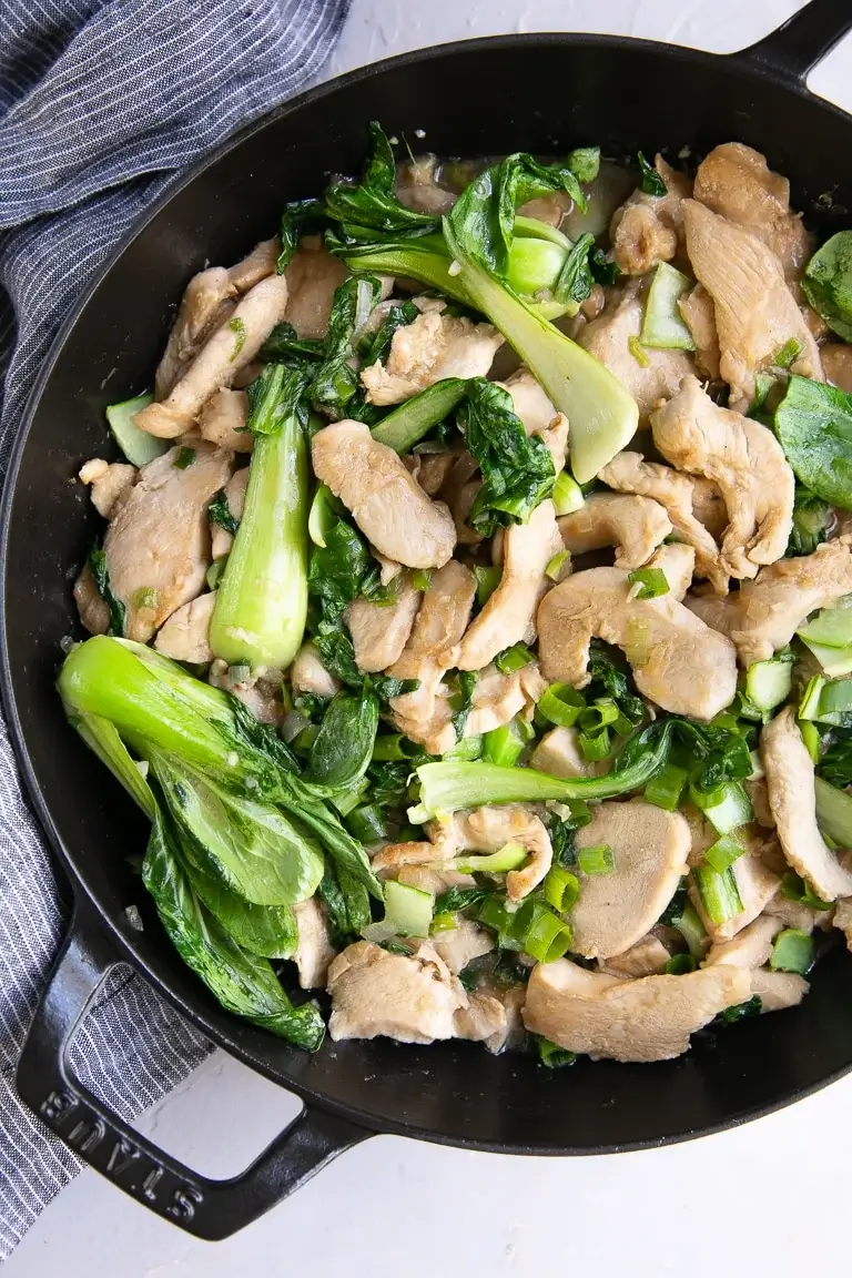 Chicken Stir Fry With Bok Choy