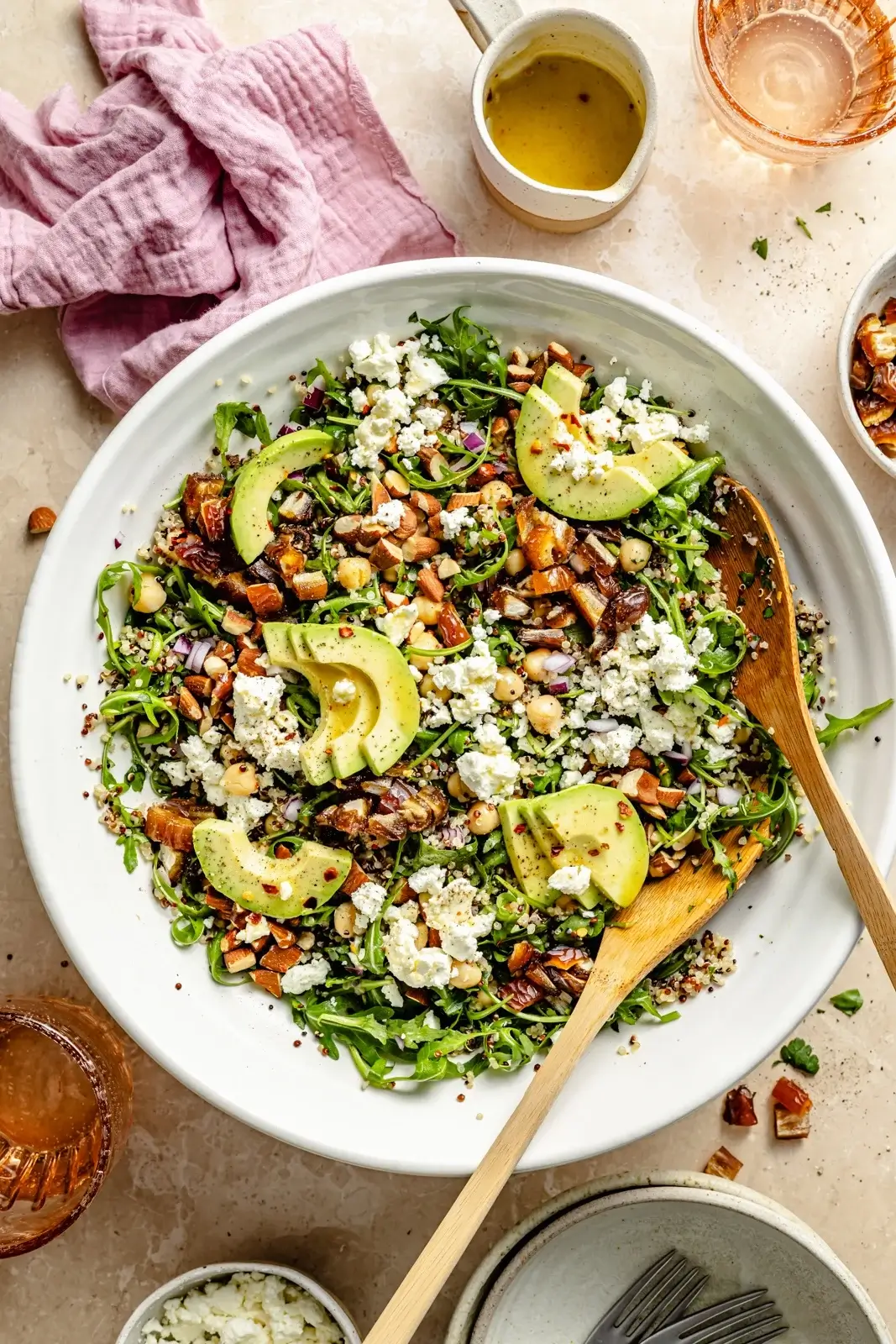 Chickpea Arugula Quinoa Salad