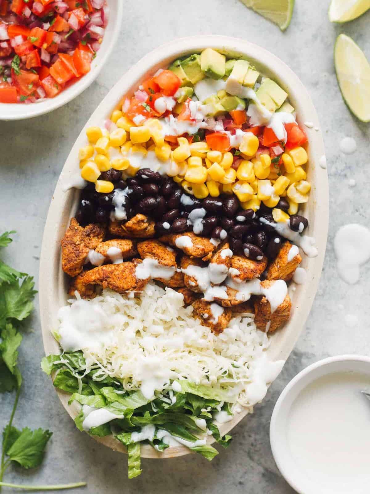 Chipotle Chicken Burrito Bowls