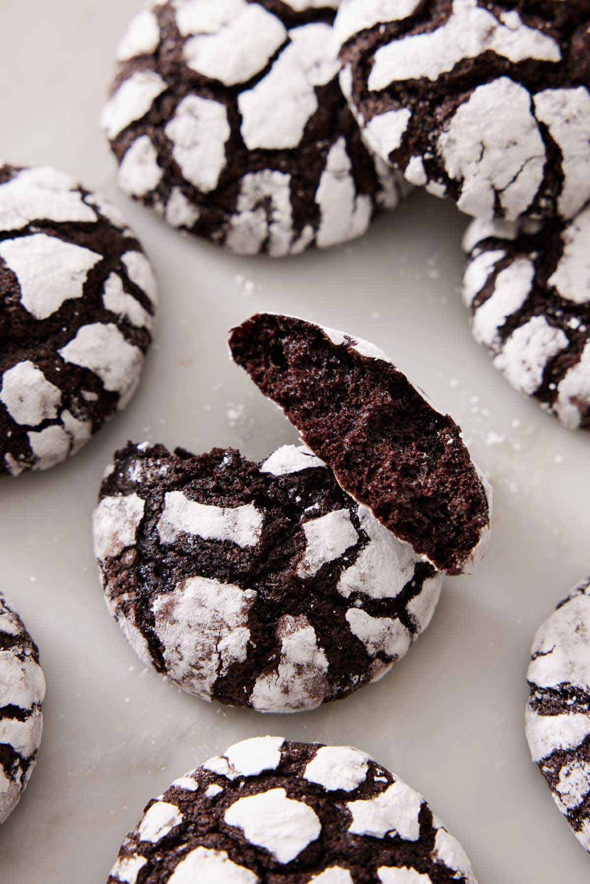 Chocolate Crinkle Cookies