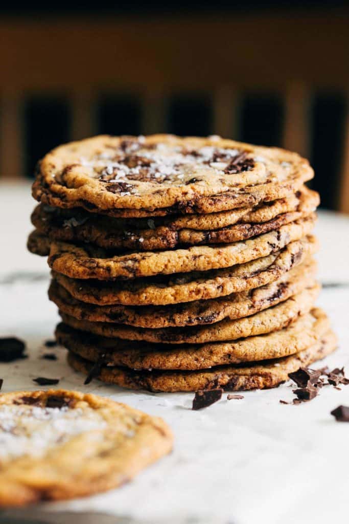 Crispy Chocolate Chip Cookies