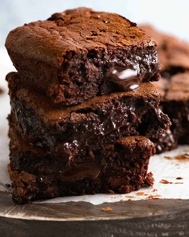 Easy Chocolate Brownies - Best Ever, Super Fudgy!