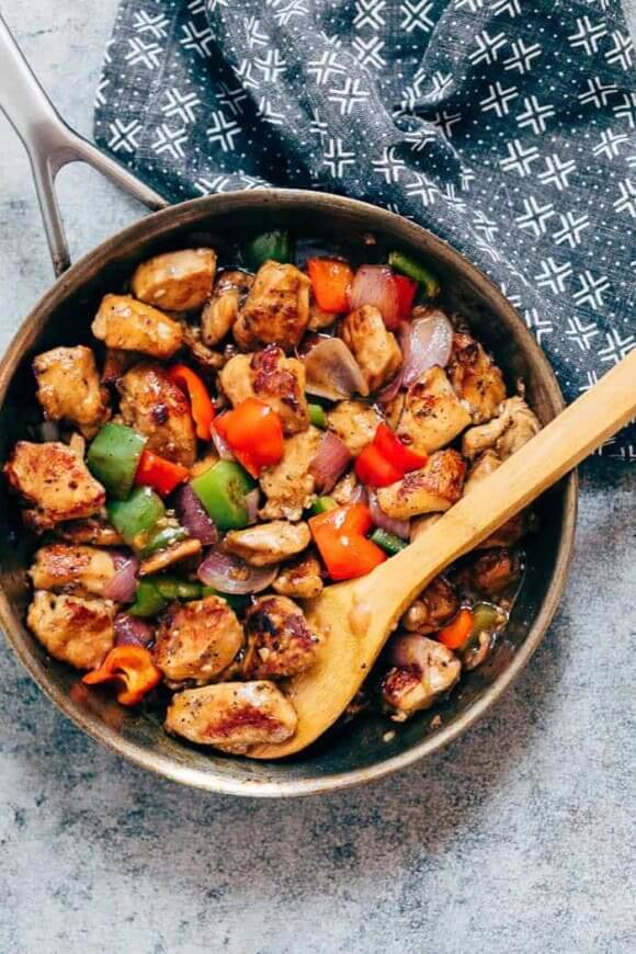 Easy Pepper Chicken Stir Fry