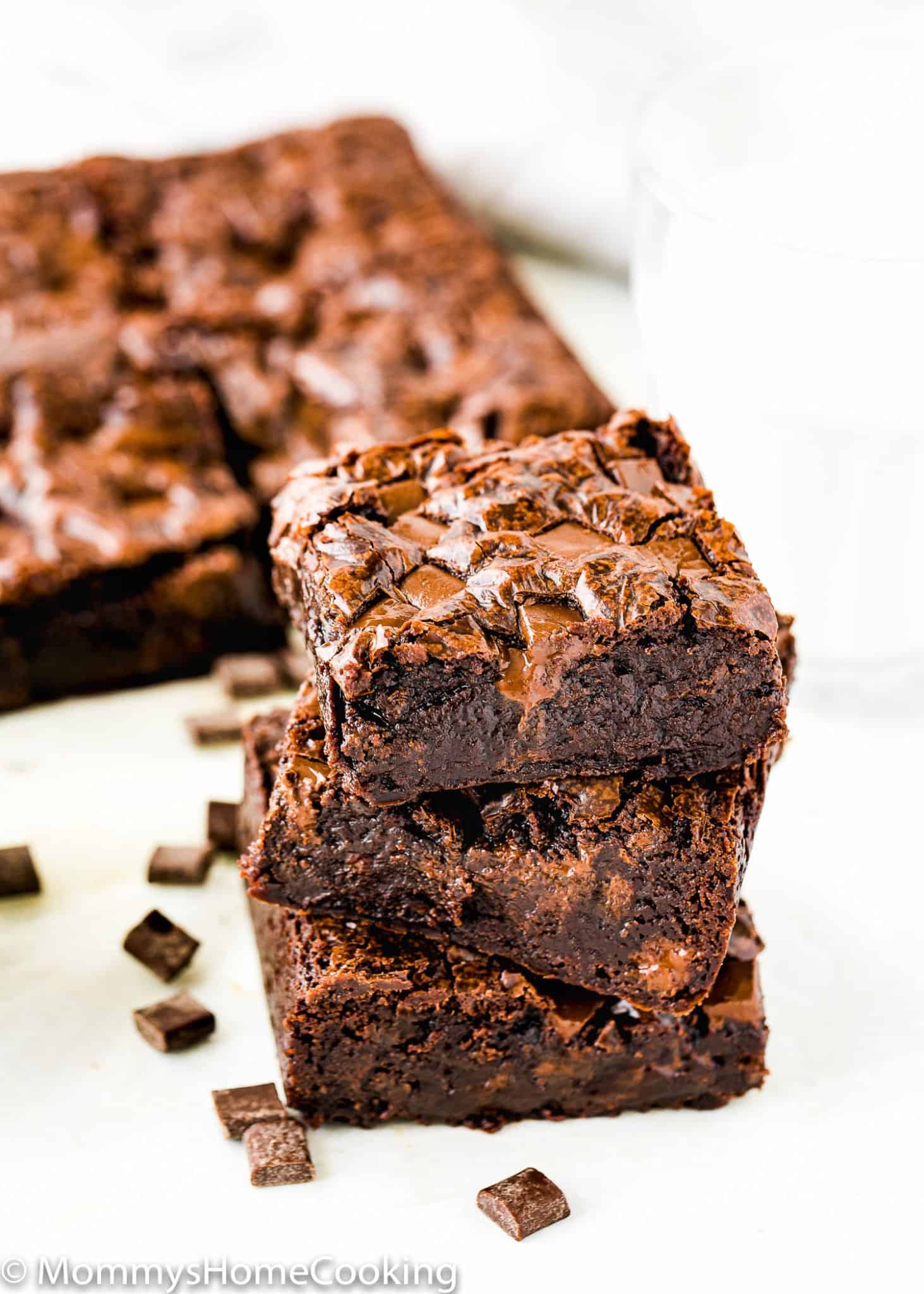 Fudgy Eggless Brownies (Rich, Chewy & Easy)