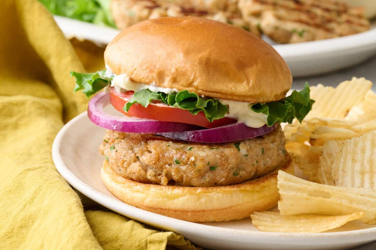 Ground Chicken Burgers