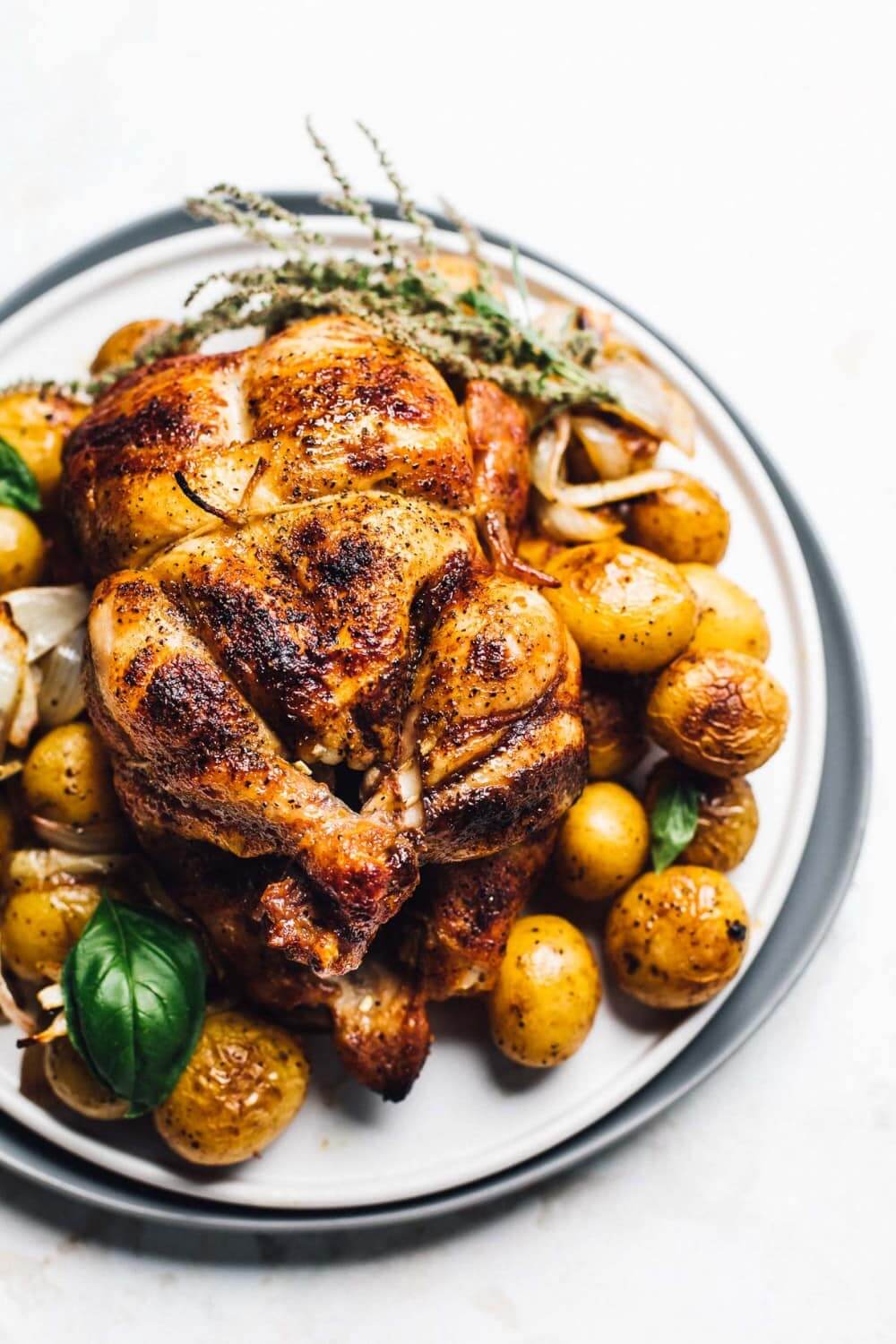 No-Fuss Rotisserie Chicken On The Grill