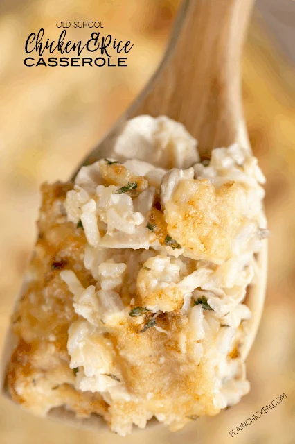 Old School Chicken And Rice Casserole