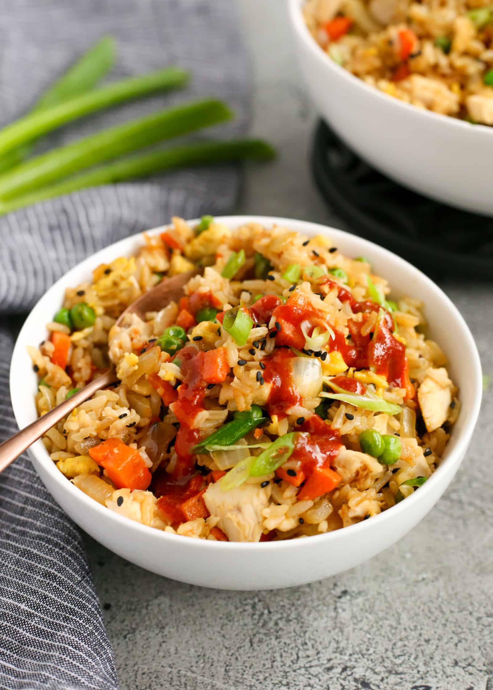 One-Pan Rotisserie Chicken Fried Rice
