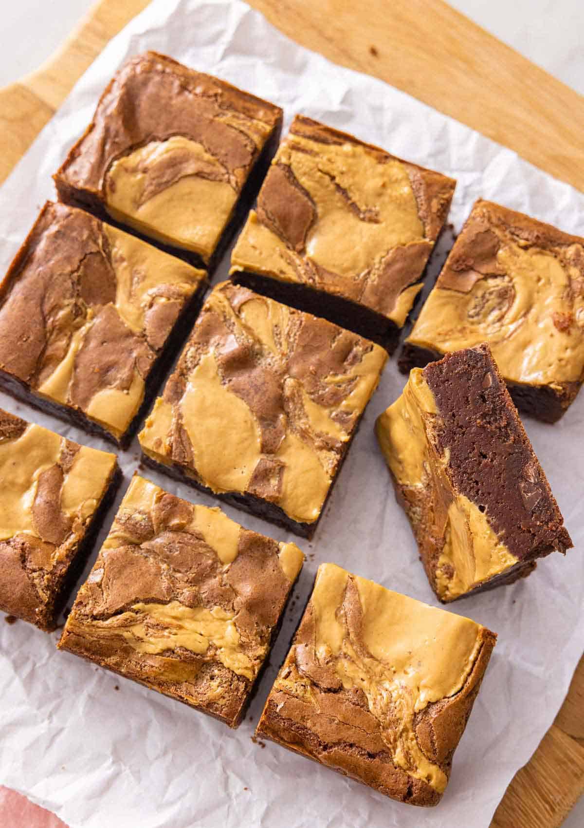 Peanut Butter Brownies