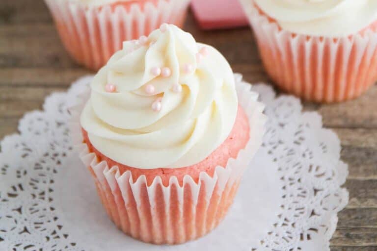 Pink Velvet Cupcakes