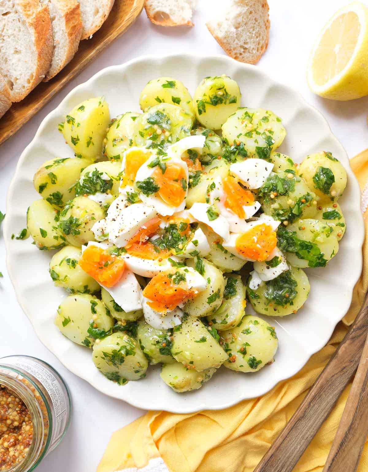 Potato Egg Salad (No Mayo)