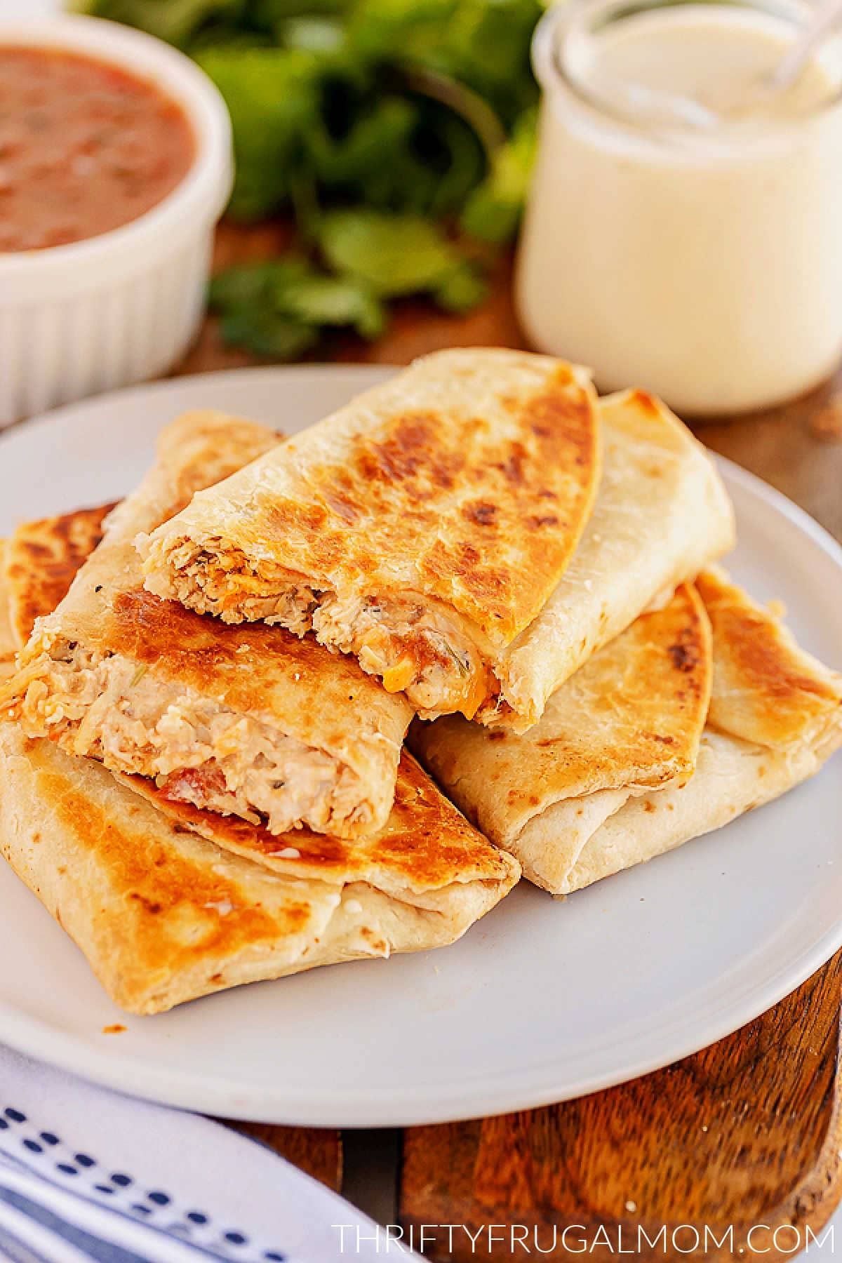 Salsa Ranch Chicken Wraps