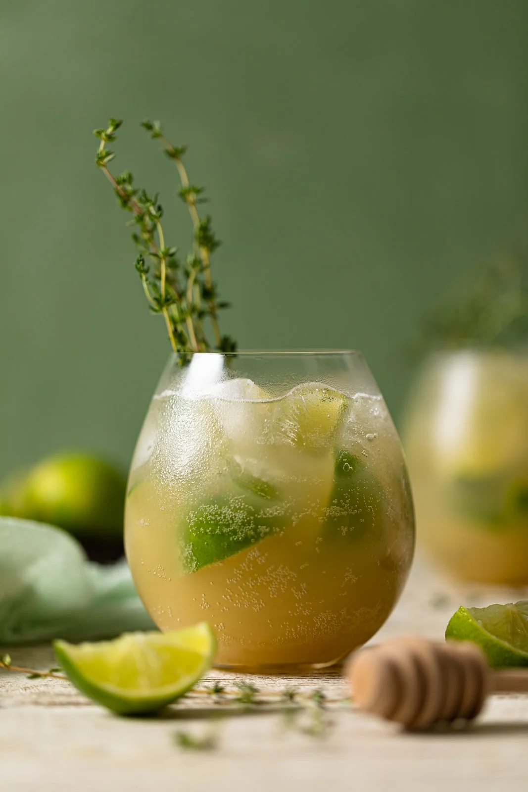 Simple Lime Rickey Mocktail