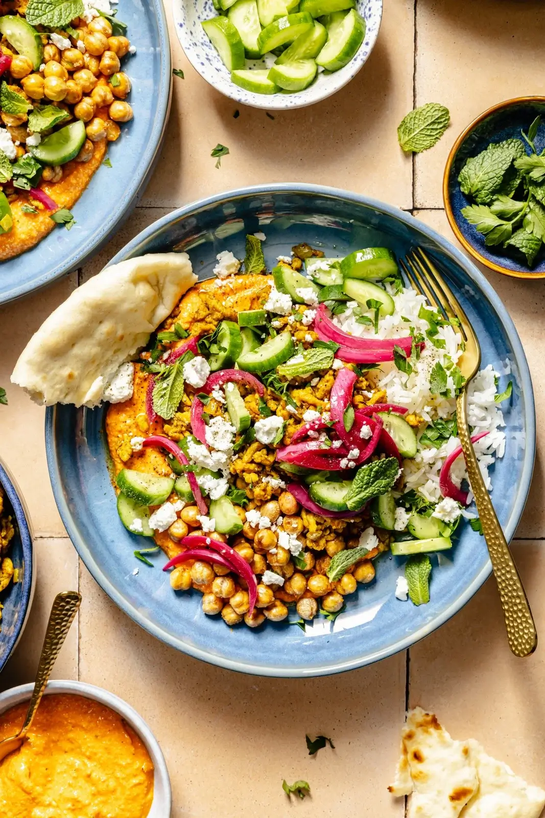 Spiced Mediterranean Chicken Bowls