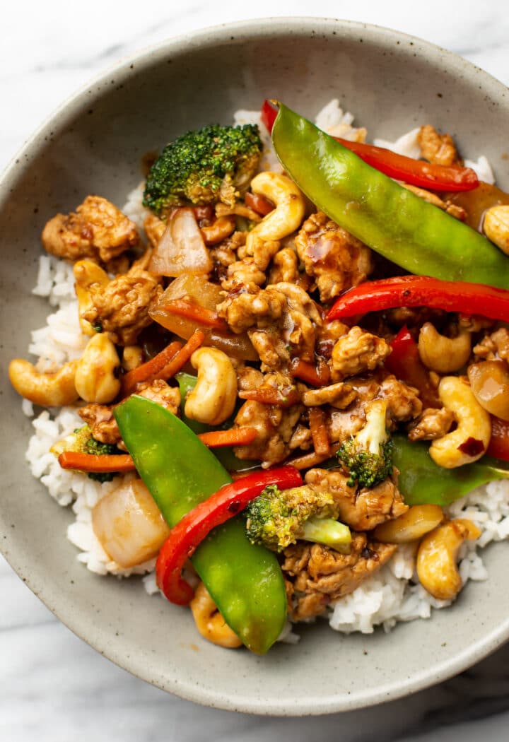 Spicy Ground Chicken Stir Fry