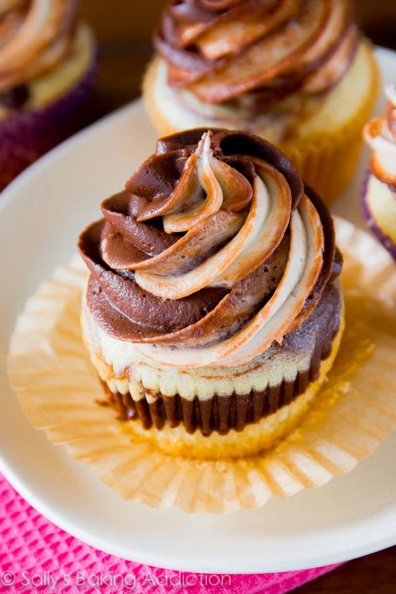 Ultimate Marble Cupcakes