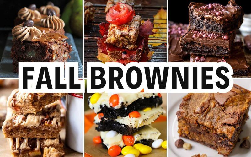fall brownies