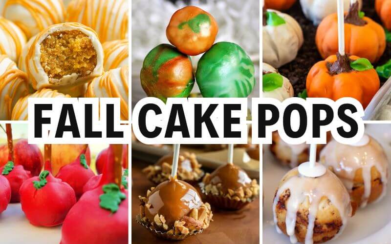 fall cake pops
