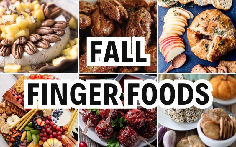fall finger foods