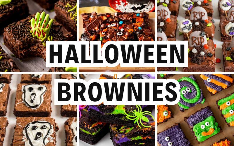 halloween brownies