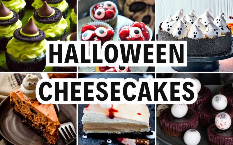 halloween cheesecakes