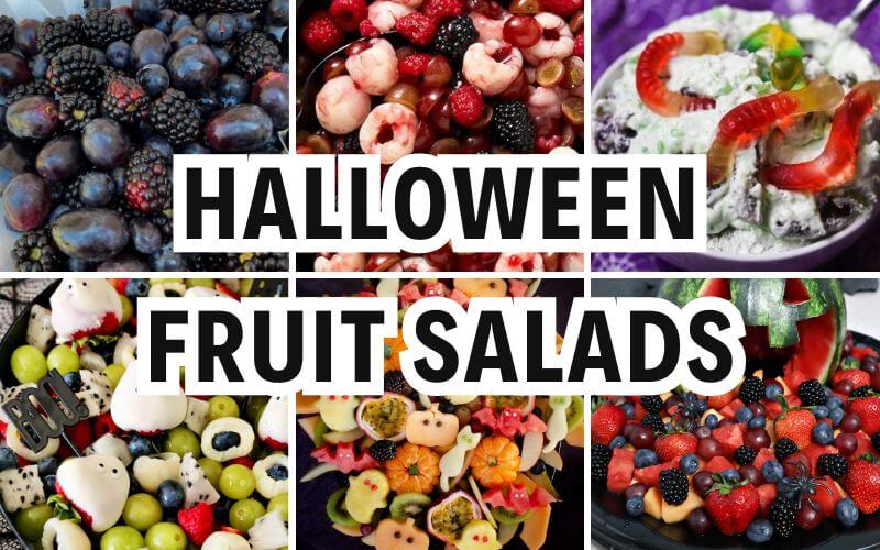halloween fruit salads