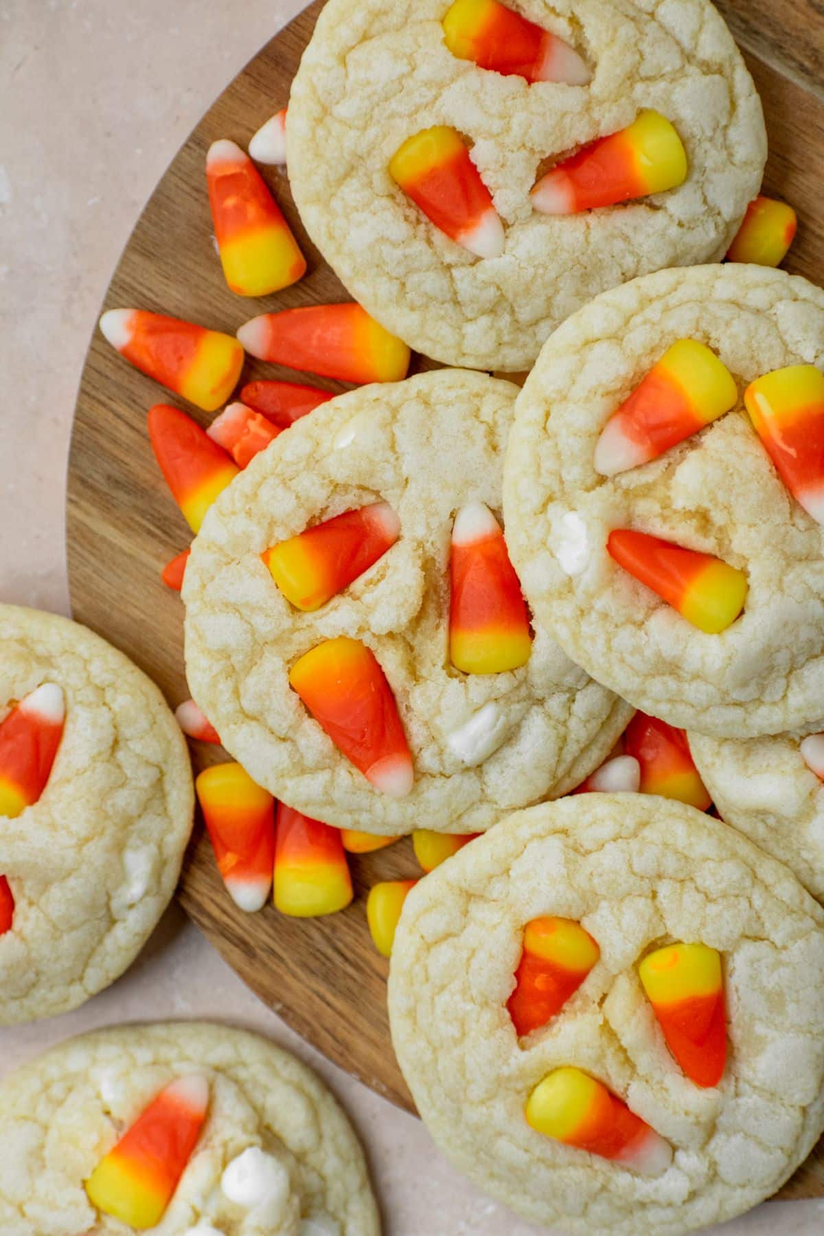 30-Minute Candy Corn Sugar Cookies