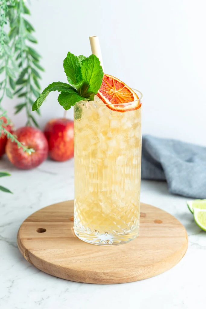 Apple Ginger Fizz For Fall