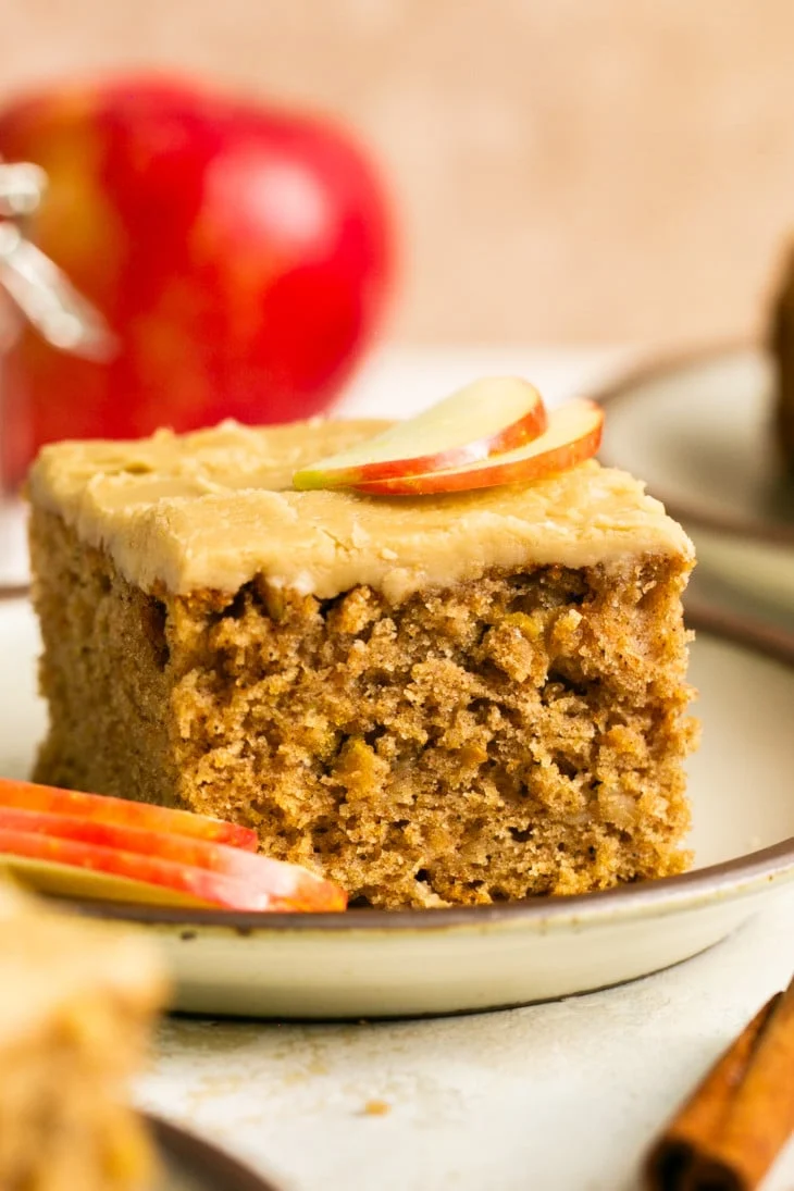 Apple Spice Cake With Brown Sugar Icing