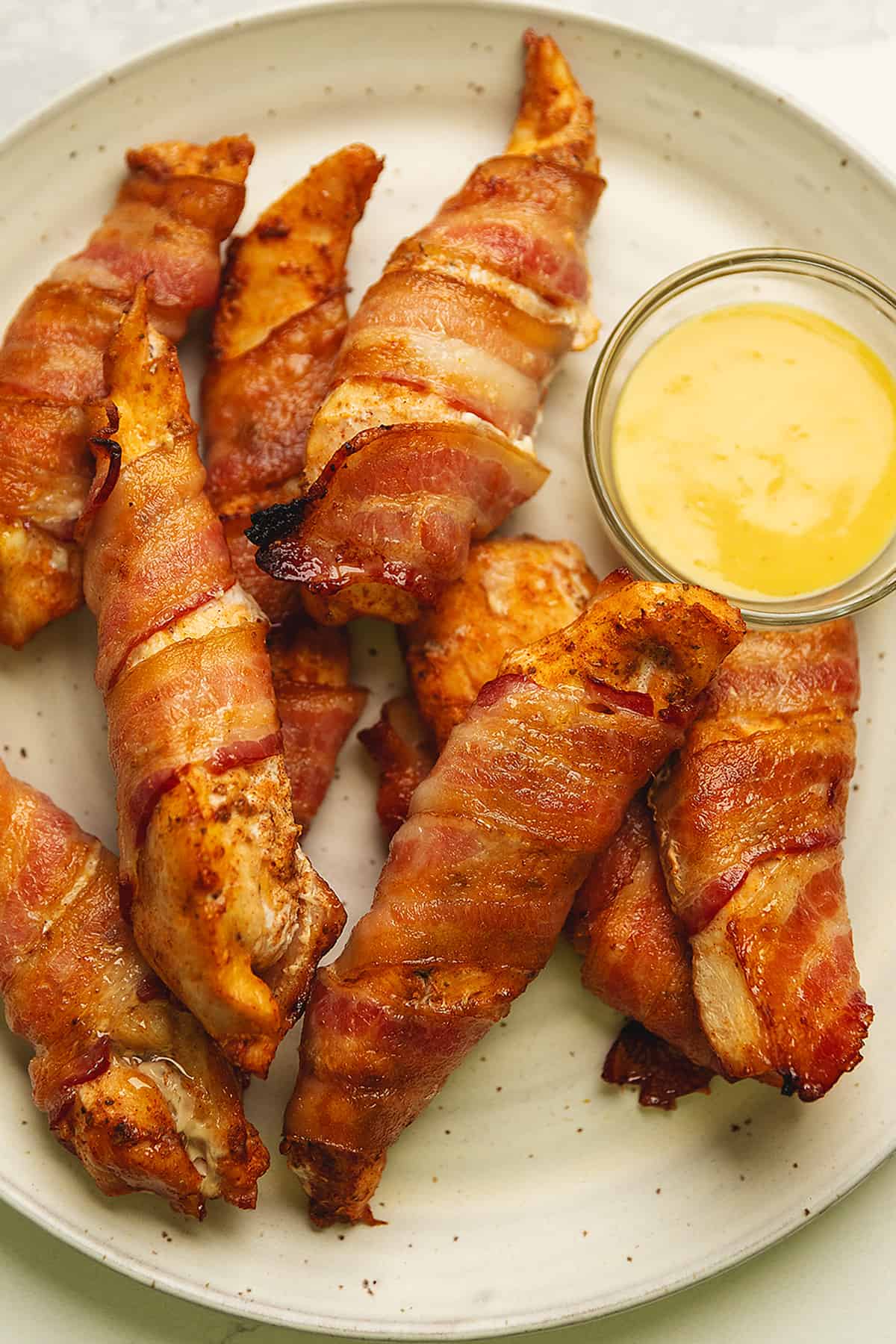 Bacon Wrapped Chicken Tenders Recipe - Air Fryer Or Baked