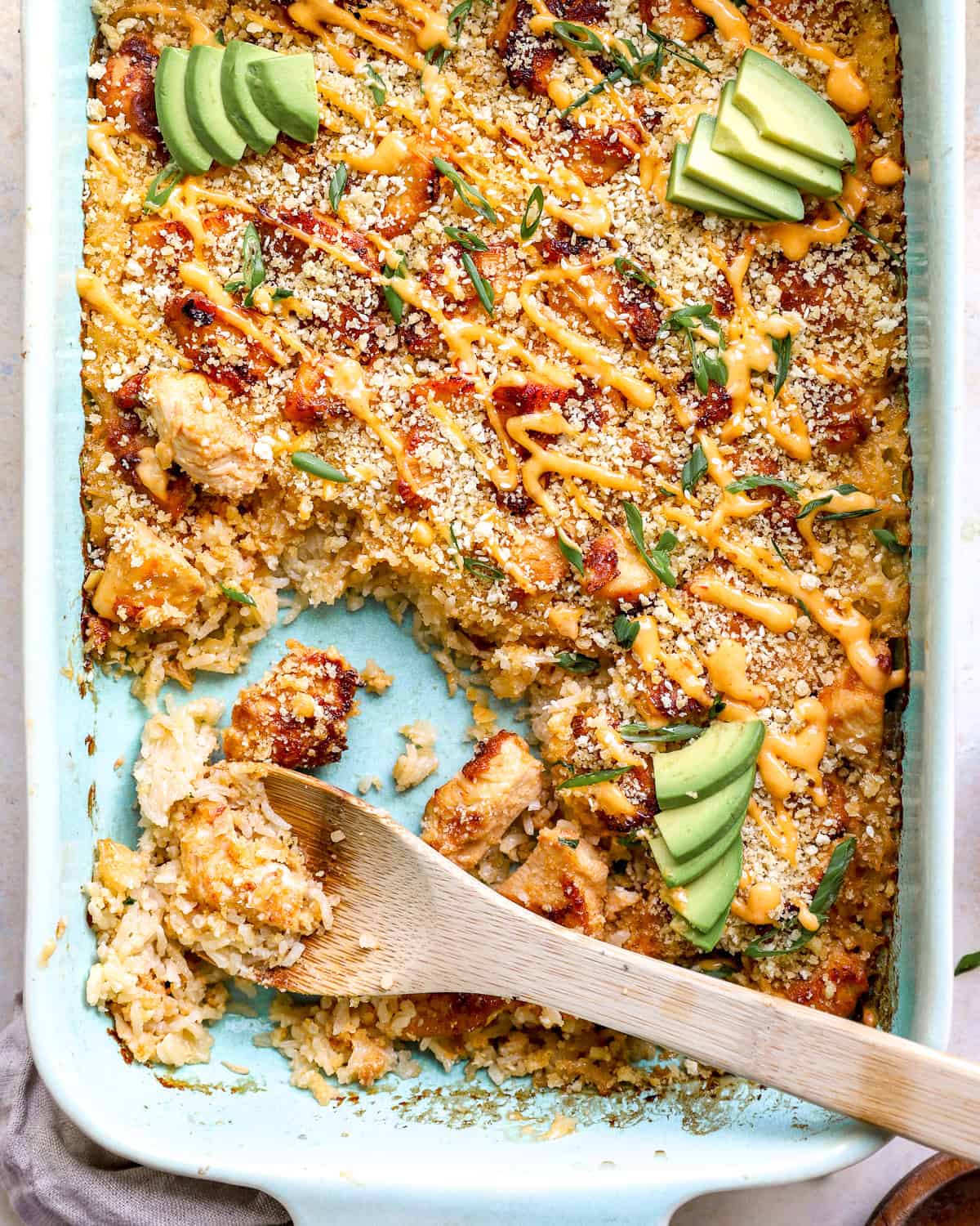 Bang Bang Chicken Casserole