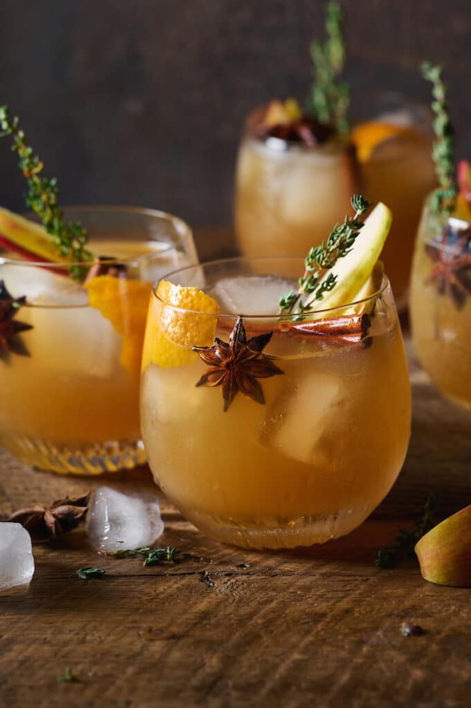 Bourbon Apple Cider Thanksgiving Punch