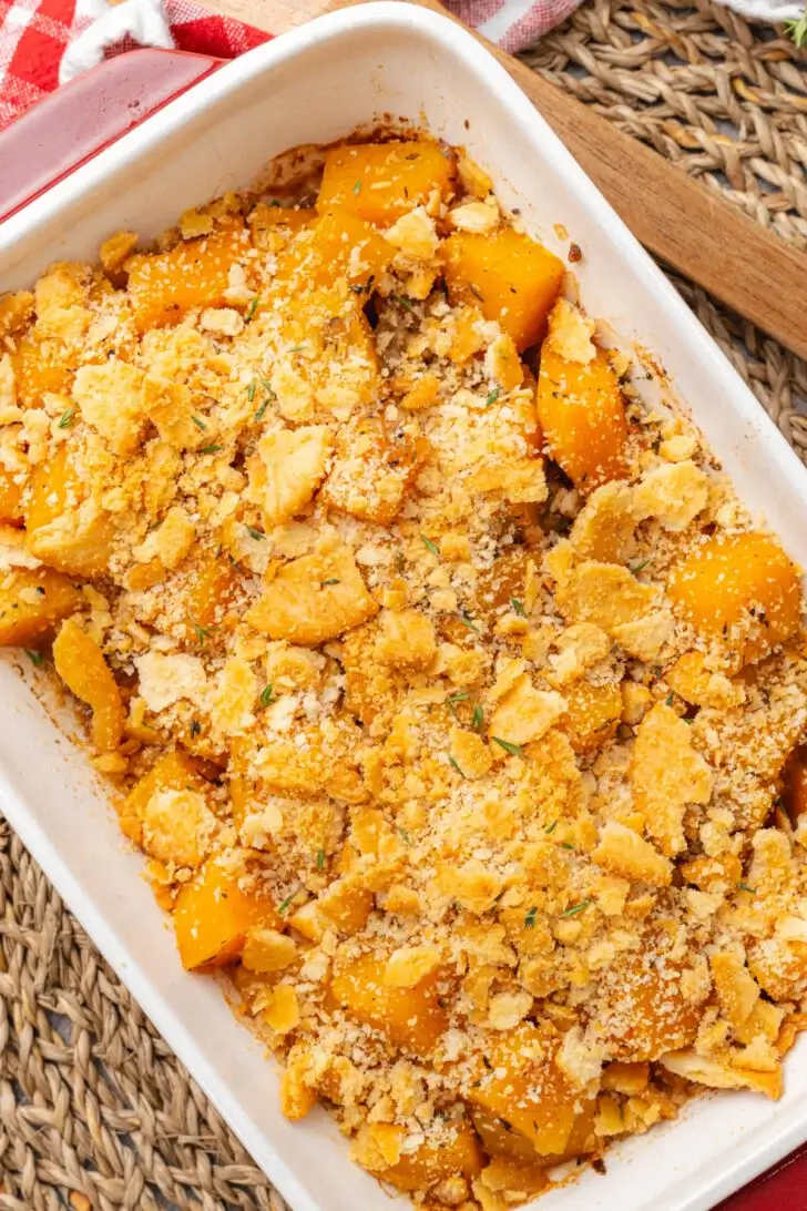 Brown Butter Butternut Squash Casserole